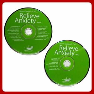 Steven Gurgevich Relieve Anxiety 2CD‎ Set Wellness Mindfulness Personal Growth